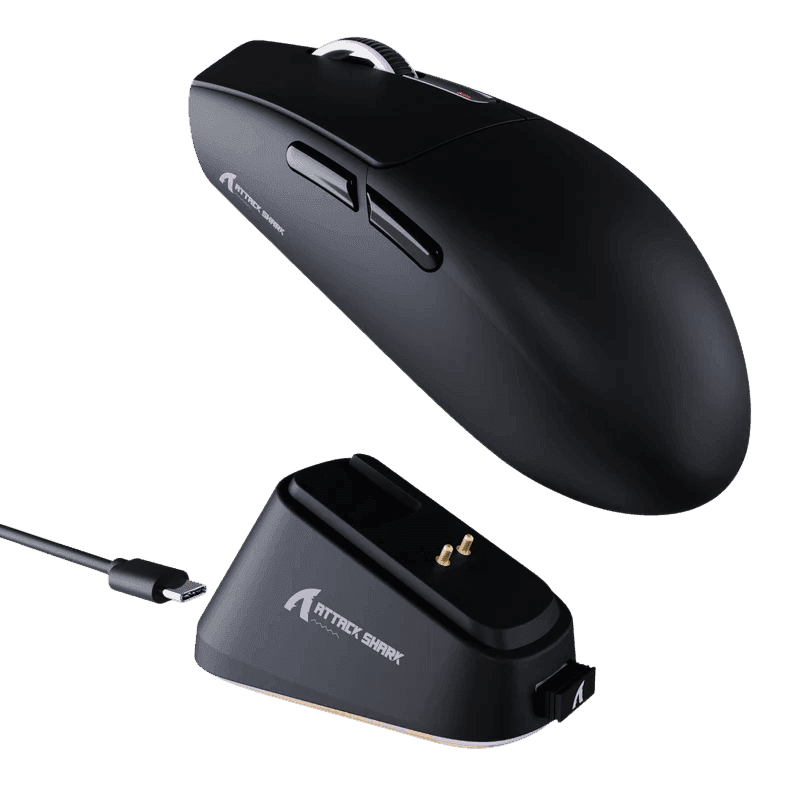 ATTACK SHARK G3PRO Tri-mode Wireless Gaming Mouse with Charge Dock 25000 DPI Ultra Lightweight