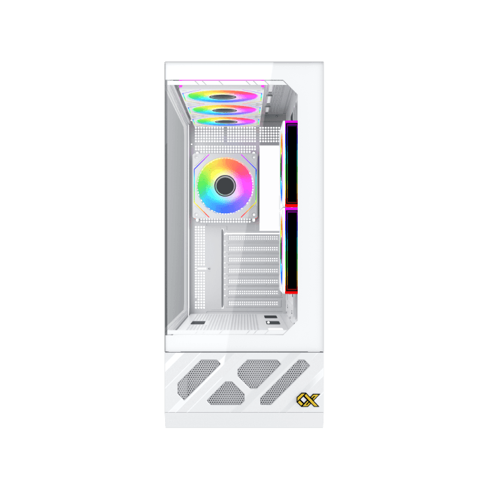 Case Xigmatek Alphard Pro Arctic Mid Tower Case - White - Image 4