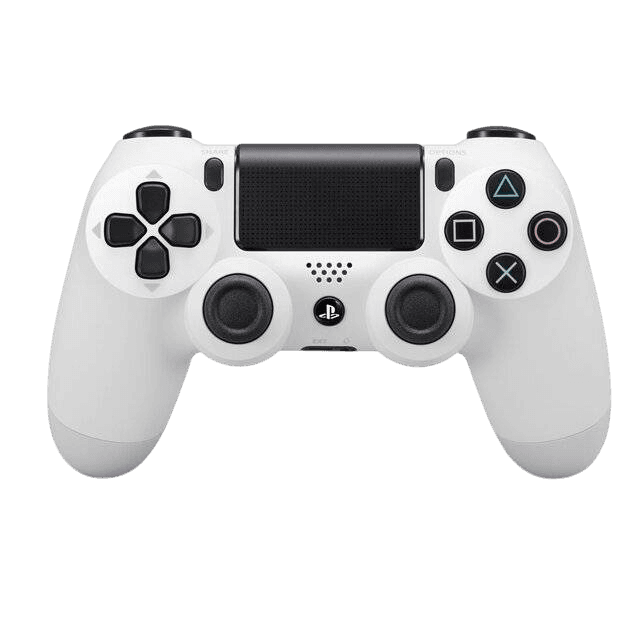 PS4 DualShock 4 Wireless Controller (White) - Image 1