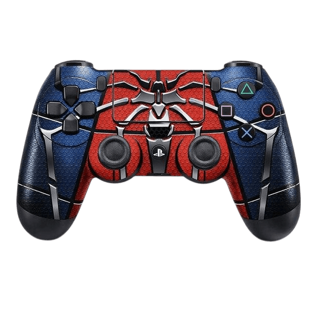 PS4 Dualshock 4 Wireless Controller (Spider Man / Black) - Image 1