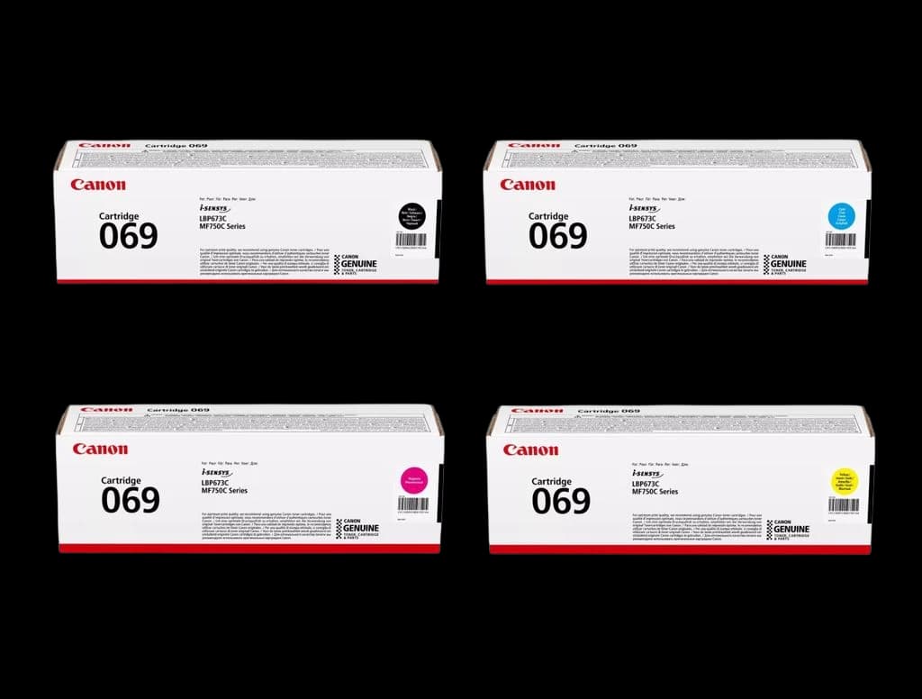 Canon 069 CMYK Toner Cartridge Set
