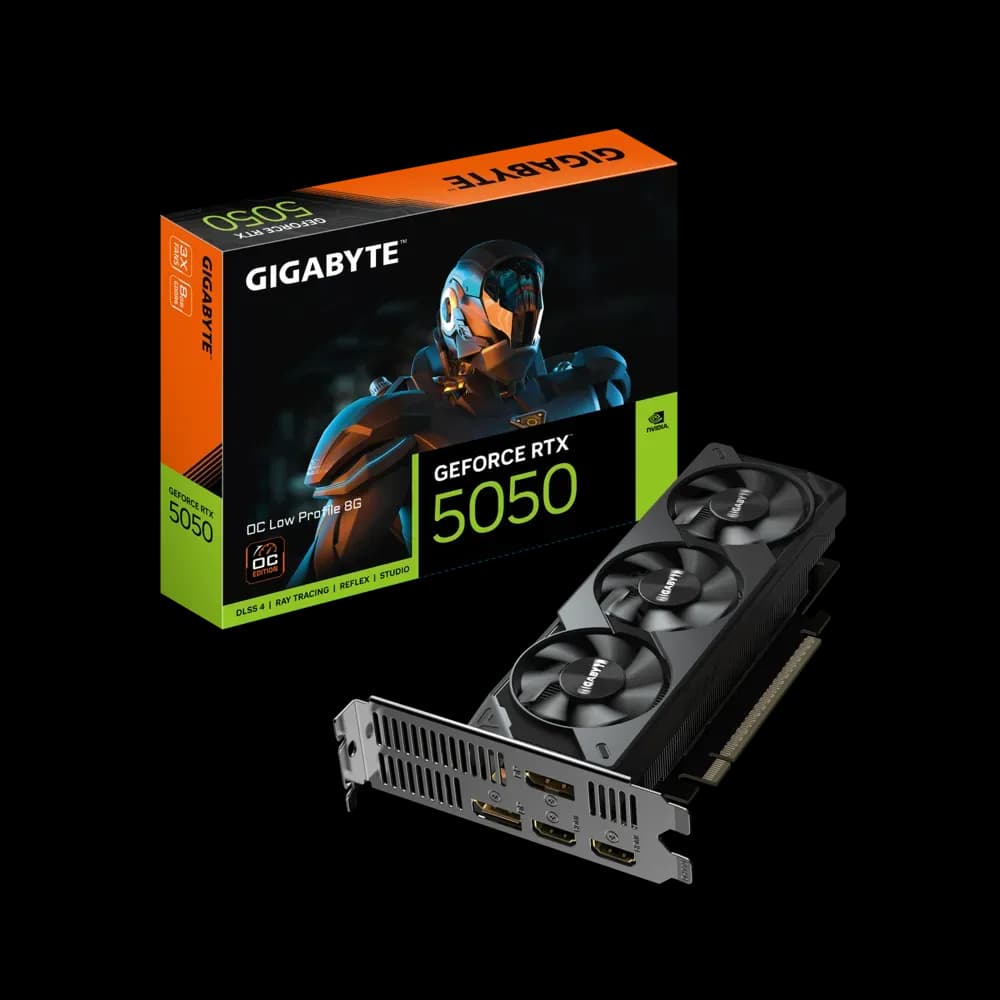 GIGABYTE GeForce RTX 5050 OC Low Profile 8GB Graphics Card