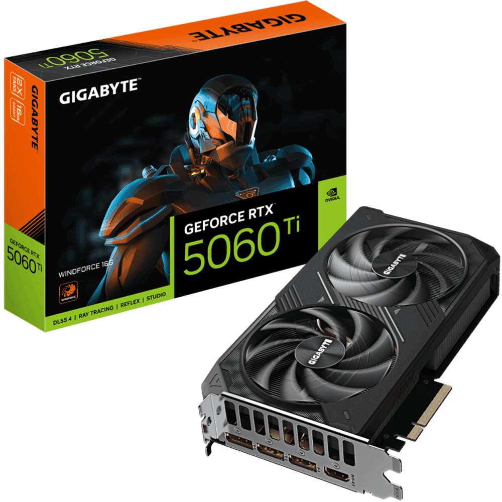 Gigabyte GeForce RTX™ 5060 Ti WINDFORCE 16GB