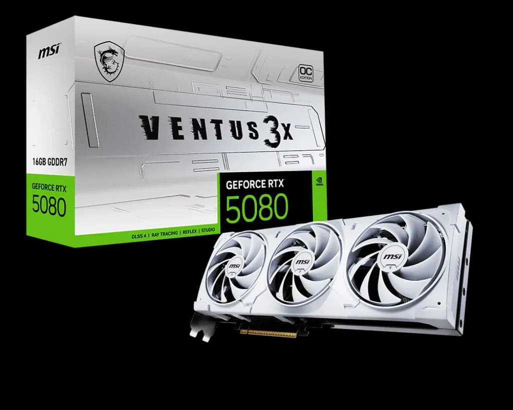 MSI RTX 5080 16G VENTUS 3X OC WHITE