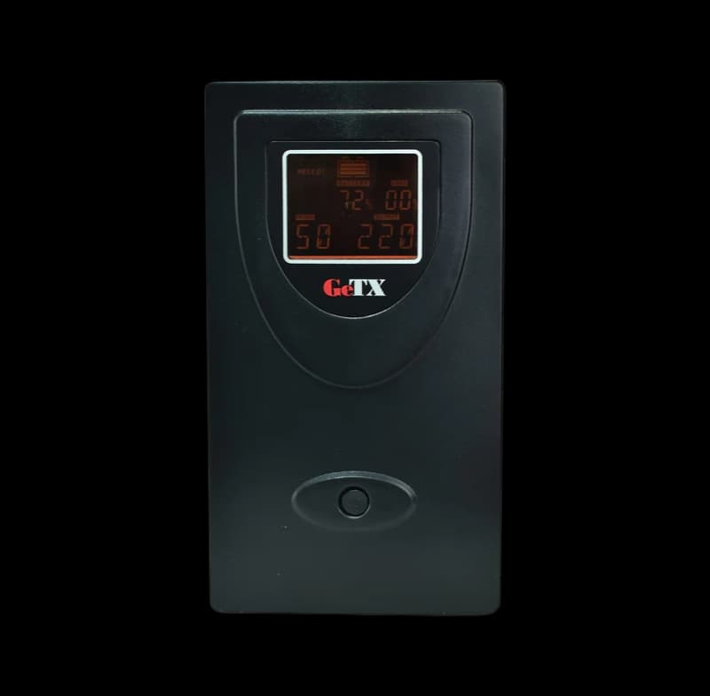 UPS GeTX GXK-2000-C (2000VA, 2KV) Line interactive , 12V9Ax2 Battery - Yellow Box