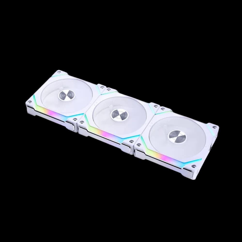 Lian Li UNI Fan SL120 V2 RGB White Triple Pack with Controller
