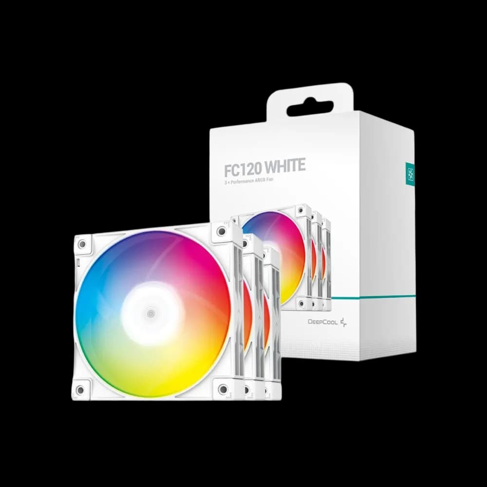 DeepCool FC120 White - 3x Performance ARGB Fan