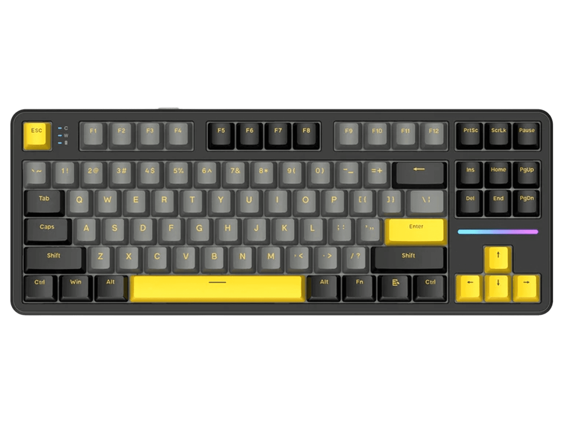 ATTACK SHARK X87 Tri-mode Gasket Mechanical Keyboard  Star Black