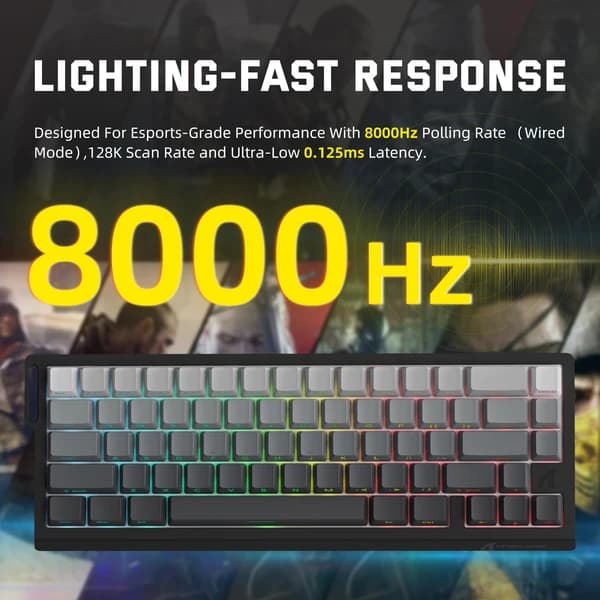 Attack Shark X68PRO HE MoonLight Wireless - Image 3