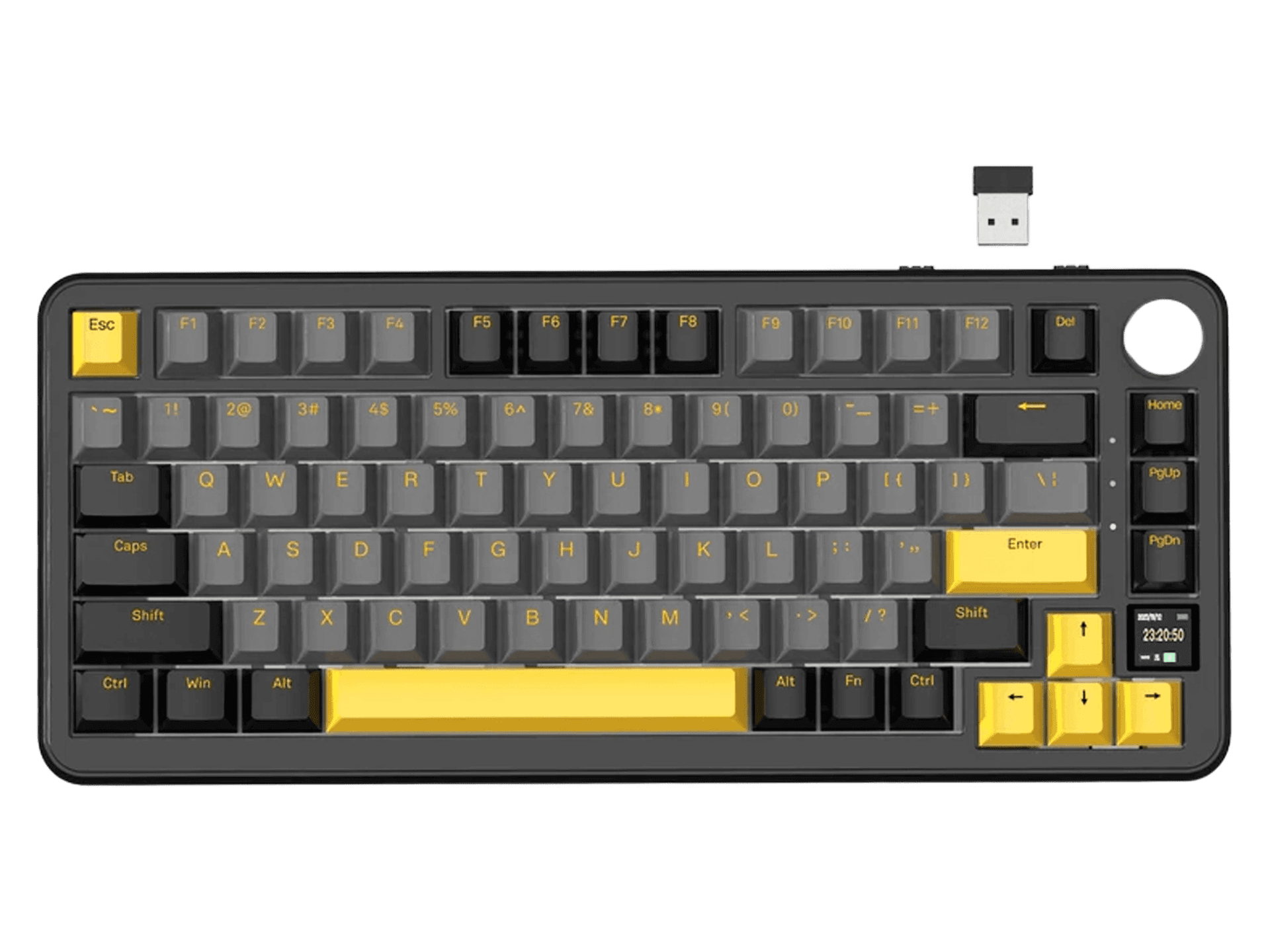 ATTACK SHARK X85PRO Tri-mode Gasket Mechanical Keyboard Starry Black