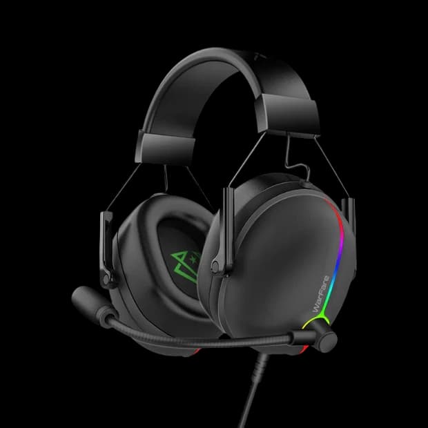 VERTUX warfare Extreme Performance 7.1 Surround Sound Gaming Headset with ENC Microphone & Vibration Feedback