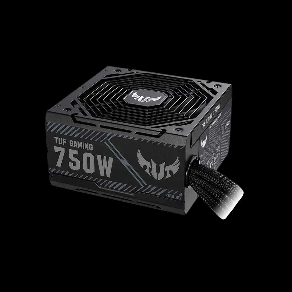 ASUS TUF Gaming 750B Bronze 750W PSU, Dual Ball Fan Bearings, 80 Plus Bronze Certification, 80cm 8 pin CPU Connector