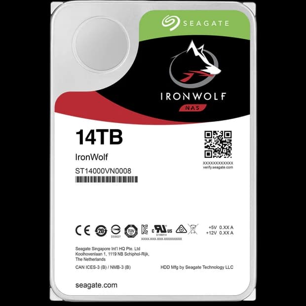 Seagate IronWolf 14TB NAS Internal Hard Drive HDD