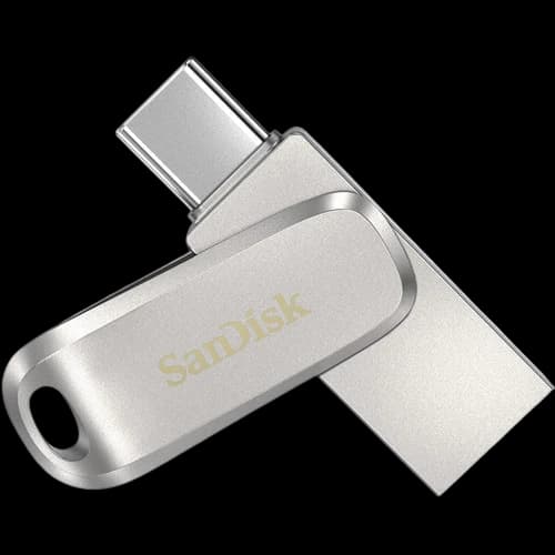 SanDisk Ultra Dual Drive Luxe USB Type-C & Type-A Flash Drive – 1TB