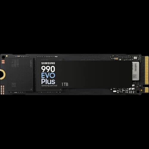 Samsung 990 EVO Plus 1TB PCIe 4.0×4 / 5.0×2 NVMe M.2 (Up to 7150 MB/s) - Image 1