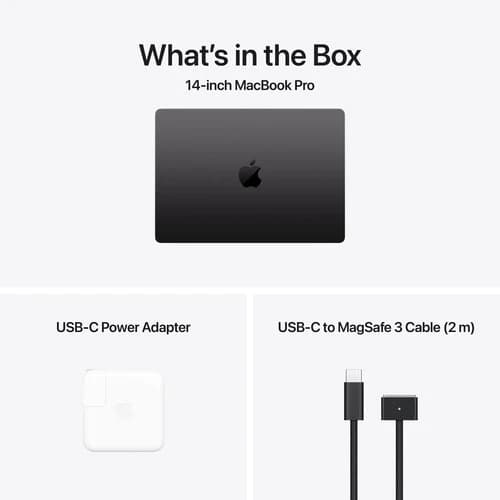 Apple 14.2" MacBook Pro M4 Max chip 14-core CPU - 36GB RAM - 1TB SSD - 32‑core GPU - Arabic (Space Black) - Image 5