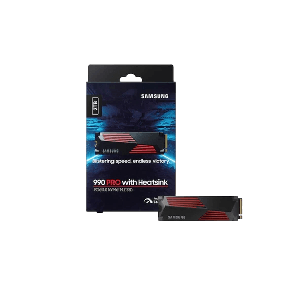 SAMSUNG 990 PRO SSD 2TB PCIe Gen 4 , Heatsink , NVMe , MZ-V9P2T0CW - Image 3