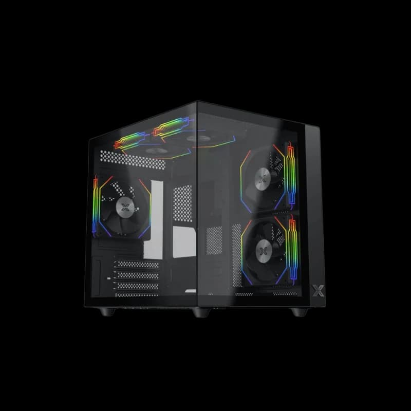 Case Xigmatek Aqua M Lite Micro Tower Case - Black