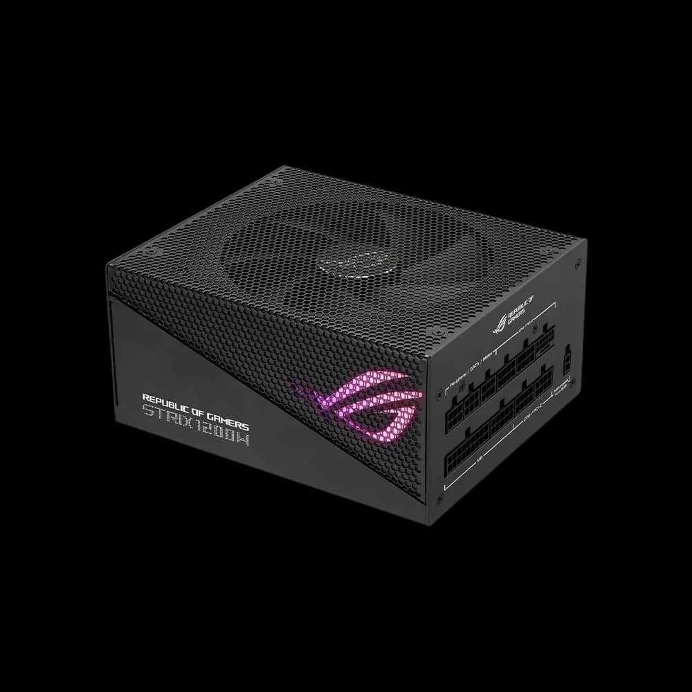 ASUS ROG Strix 1200W Gold Aura Edition, Fully Modular Power Supply, 80+ Gold Certified, ATX 3.0, PCIe Gen 5.0 Ready