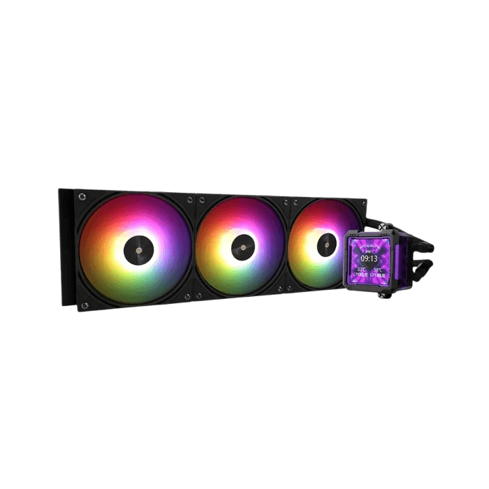 Thermalright Frozen Warframe PRO 360 ARGB ARGB Liquid CPU Cooler - Black - Image 1