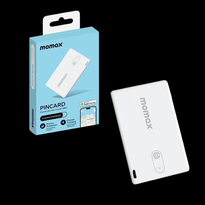 Momax Pincard BR6W Find My Ultra Slim Tracker - 1 Year