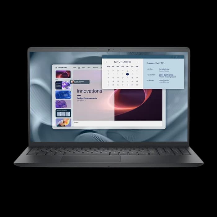 Dell Pro 15 Essential PV15250 - (RPLU-004-P) Intel Core™ 3-100U, RAM 8GB, SSD 512GB, Intel UHD Graphics, 15.6 Inch FHD IPS, Black