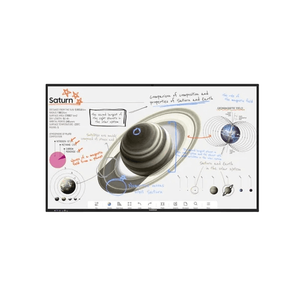 Luminex Smart panel interactive 65- inch Smart Interactive UHD 4K, Bulit-In, Android 13.0 - Image 1