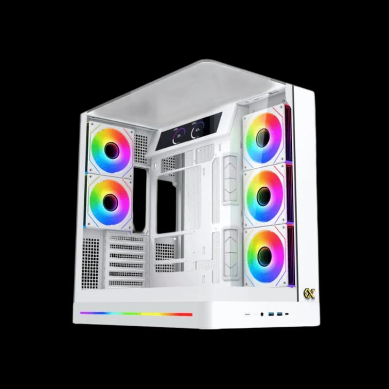 Case Xigmatek Pano II Arctic Mid Tower Case - White