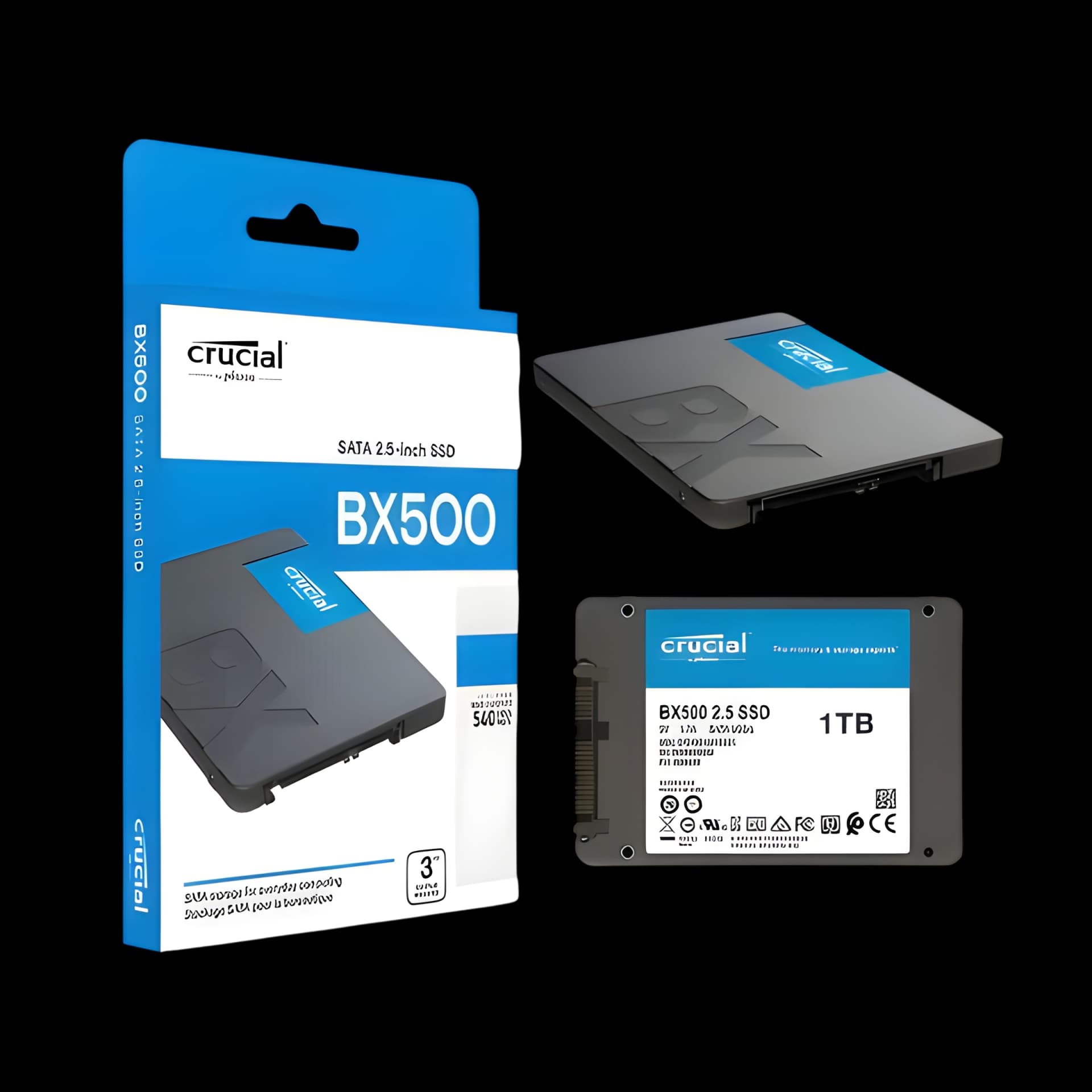 Crucial BX500 1TB SSD SATA III