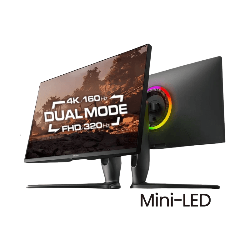 Hisense 27G7Q-Pro 27 Dual Refresh rate 4K (3840x2160) (160Hz 4K - 320Hz FHD) 1Ms IPS Mini-Led Flat