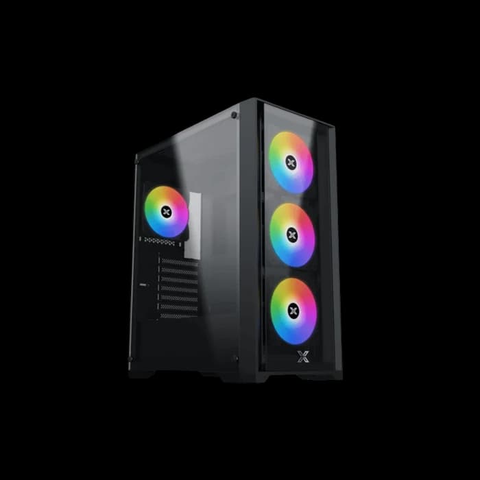 Xigmatek Quantum 4 Fan RGB Mid Tower - Black