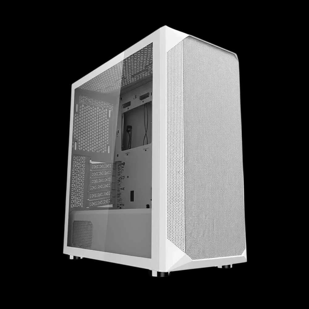 WJCOOLMAN Wanjia 360 Front Mesh, E-ATX/ATX/M-ATX/MINI-ITX, S360 Radiator, Silent - White