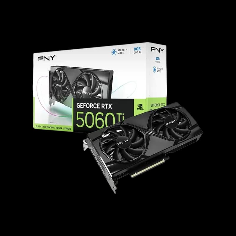 PNY GeForce RTX™ 5060 Ti 8GB Dual Fan