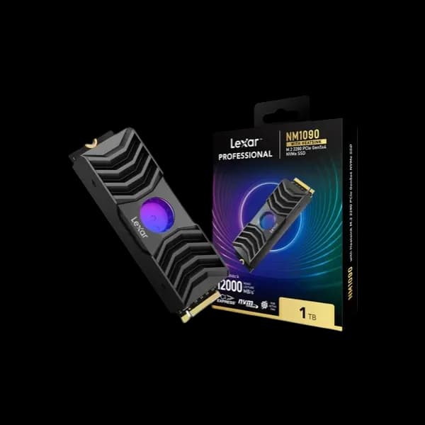 Lexar Professional NM1090 1TB PCIe Gen5 NVMe M.2 SSD - Image 4
