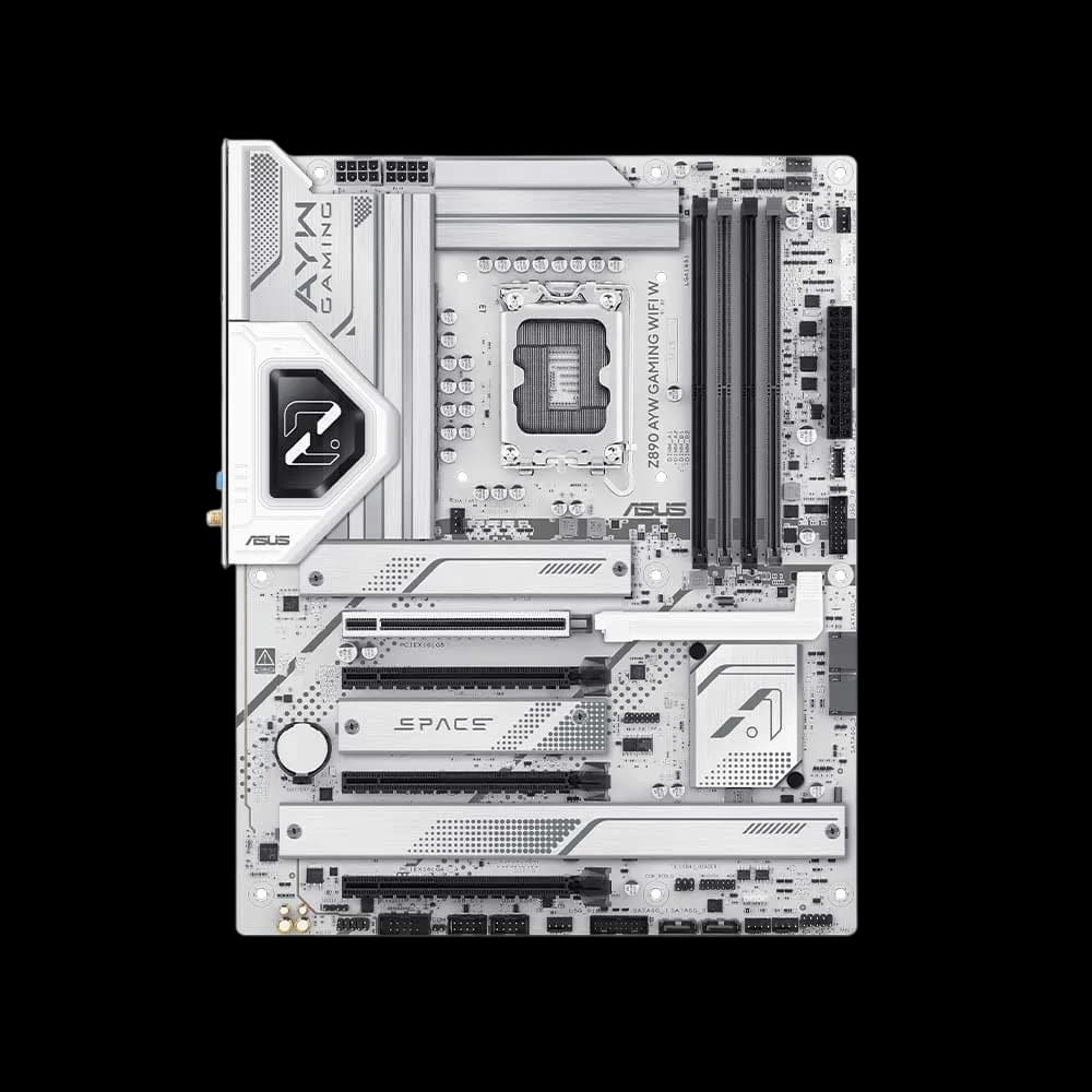 ASUS Z890 AYW Gaming WiFi W ATX Z890 , Intel® Core™ Ultra Series 2 Ready - White