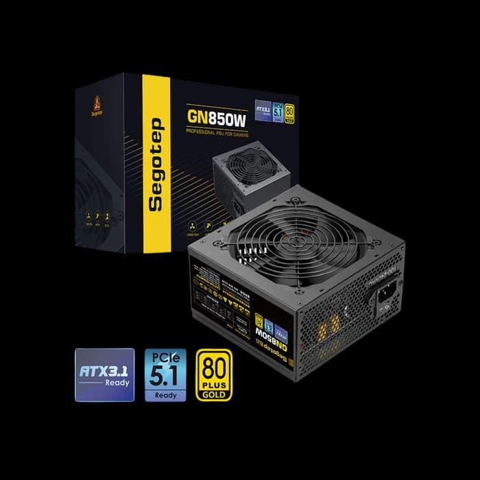 Segotep GN850W 850W Gold 80+ Non Modular, PCIe 5.1 & ATX 3.1