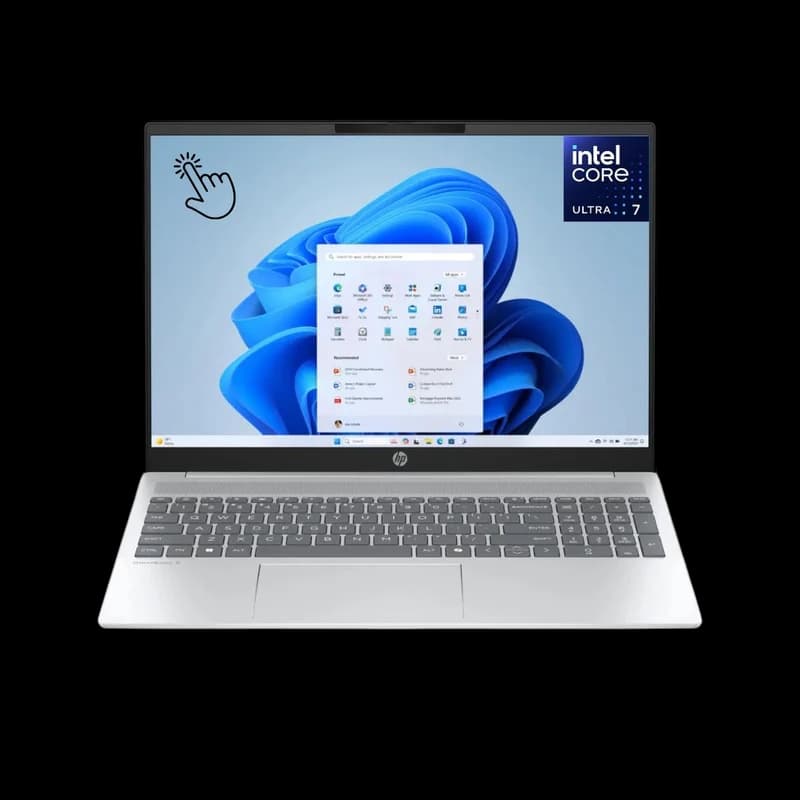 HP OmniBook 5 16-AF1017WM, Ultra 7-255U, RAM 16GB, SSD 1TB, Intel Graphics, 16 Inch WUXGA IPS Touch, Silver