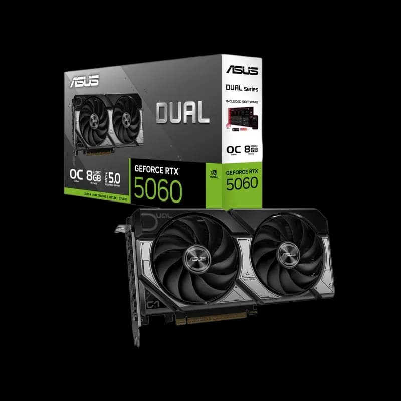 ASUS Dual GeForce RTX™ 5060 8GB GDDR7 OC Edition