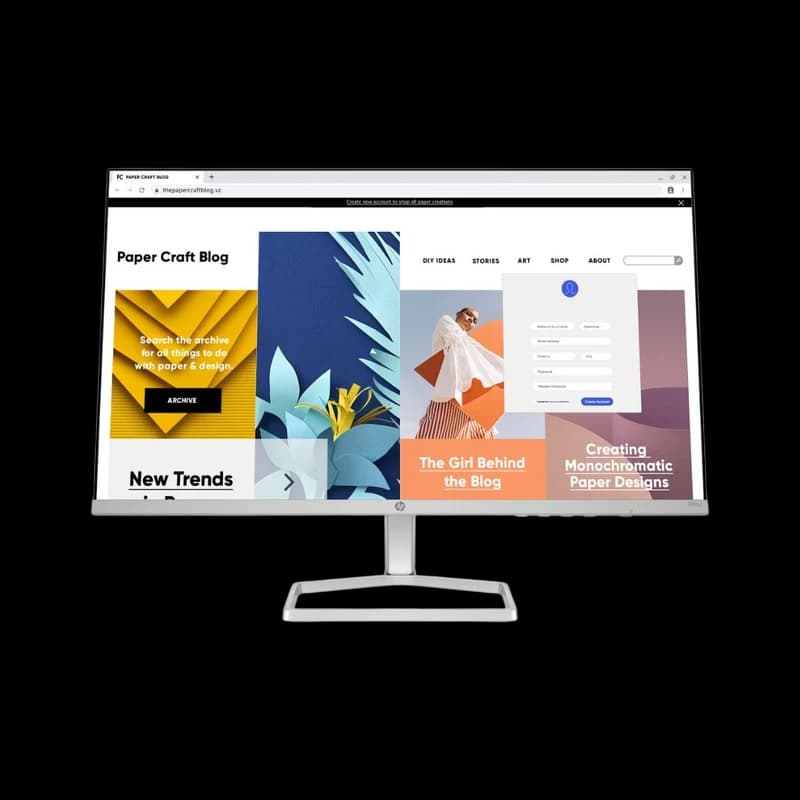 HP Series 5 24 524sf FHD (1920x1080), 100Hz, 5MS, IPS , Flat