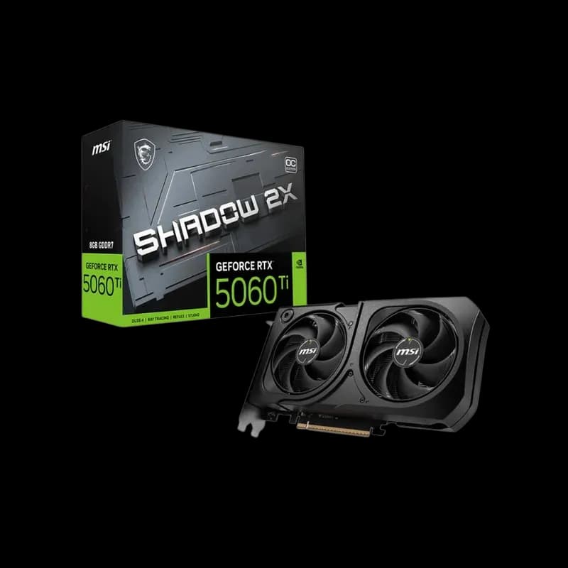 MSI RTX 5060 Ti SHADOW 2X OC PLUS - 8GB