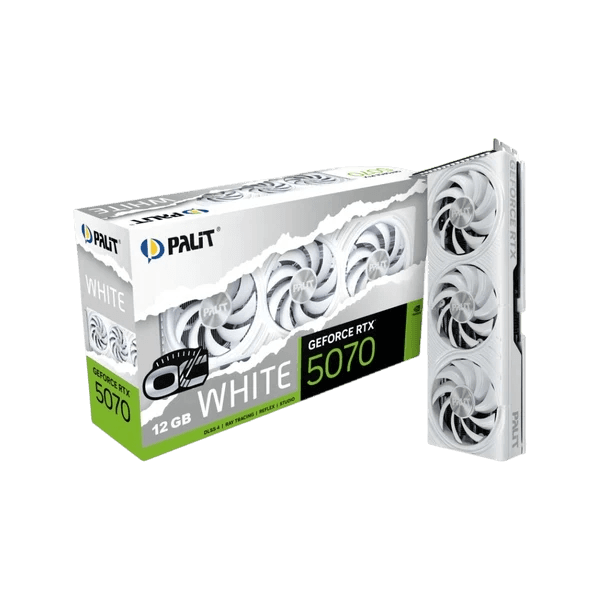 Palit GeForce RTX 5070 White 3X - 12GB - Image 3