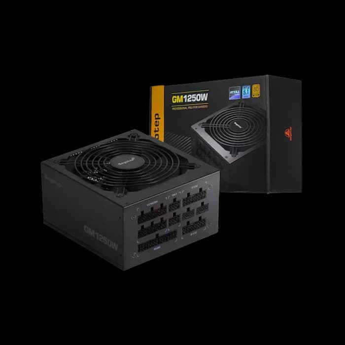 Segotep GM1250W 1250W Gold 80+ Full Modular 80+, PCIe 5.1 & ATX 3.1 - Black