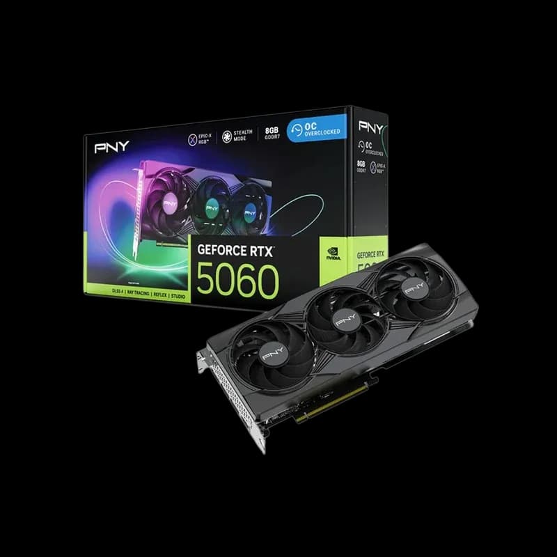 PNY GeForce RTX™ 5060 8GB Triple Fan OC