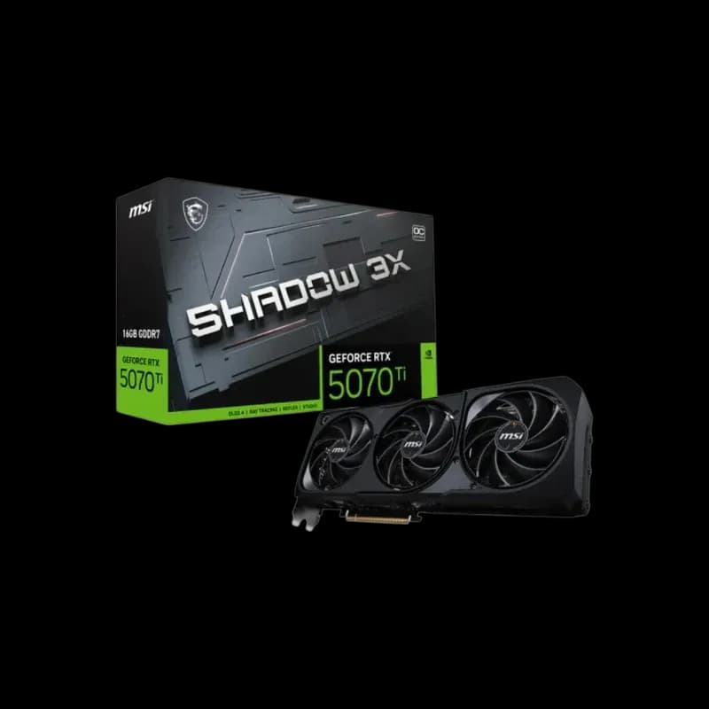 MSI RTX 5070 Ti SHADOW 3X OC - 16GB