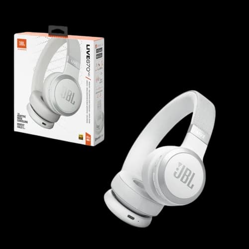 JBL Live 670NC wireless on-ear headphone - White