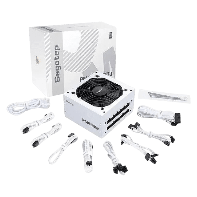 Segotep PM850W 80+ Platinum [Full Modular] PSU (White) - Image 3