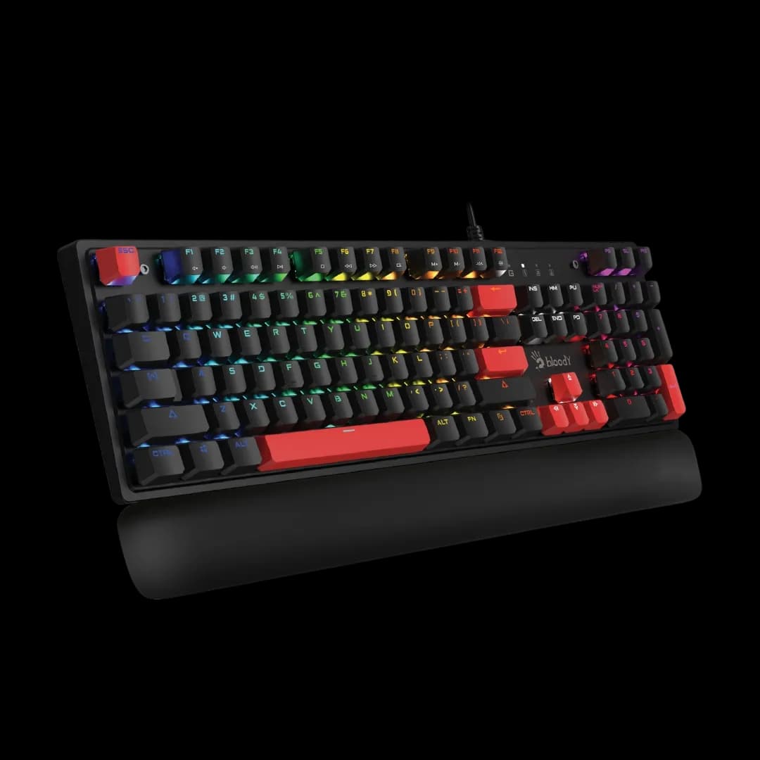 Bloody S515R RGB Mechanical Gaming Keyboard(Black/White)