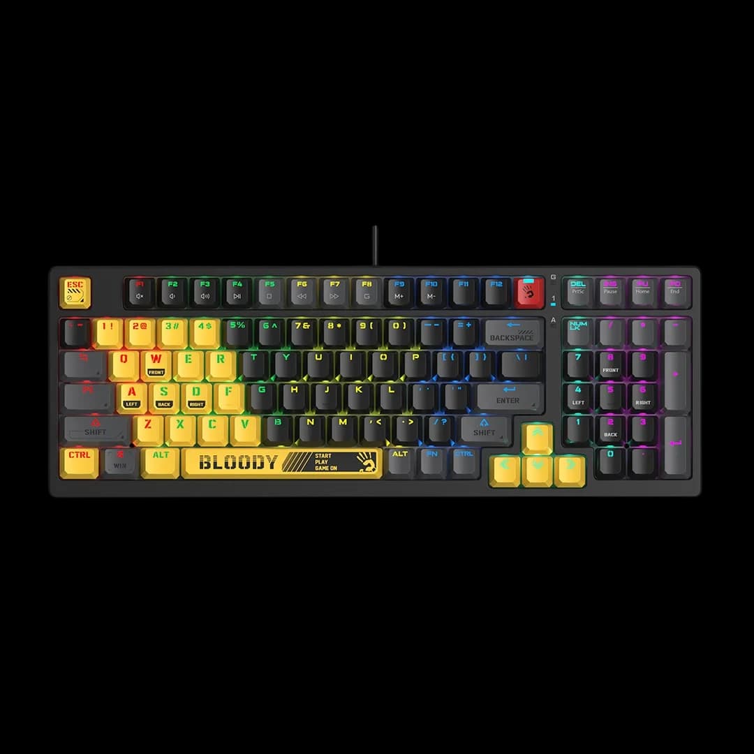 Bloody S98 Sports Lime RGB Mechanical Gaming Keyboard