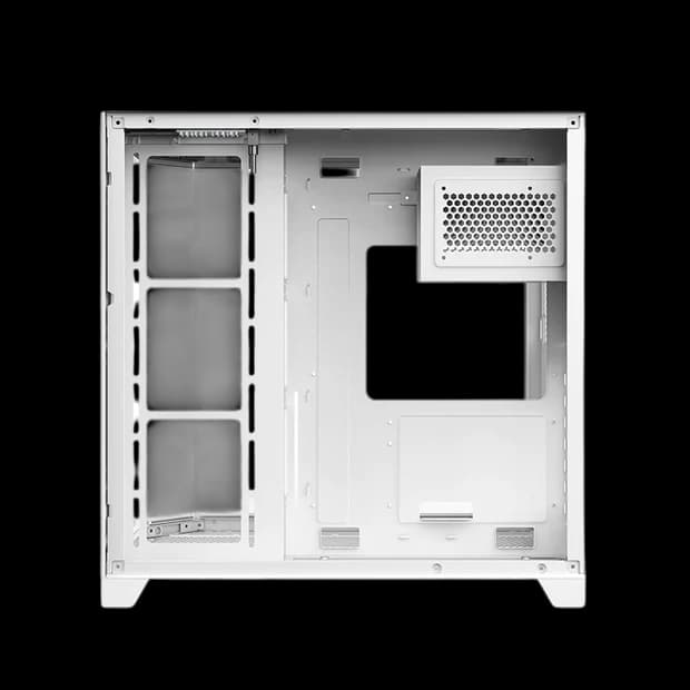 Huntkey S970 Max Storm Blizzard Edition Gaming PC Case, Full View Triple Tempered Glass, ATX/M-ATX/Mini-ITX Support, Up to 10 Fans & 360mm Liquid Cooling, 400mm GPU Clearance (Fans Not Included) - Image 2