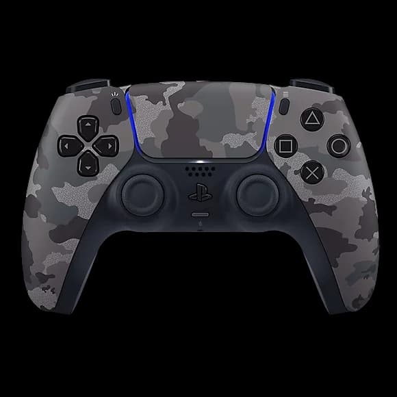 PS5 DualSense Wireless Controller (Grey Camouflage) - Image 1